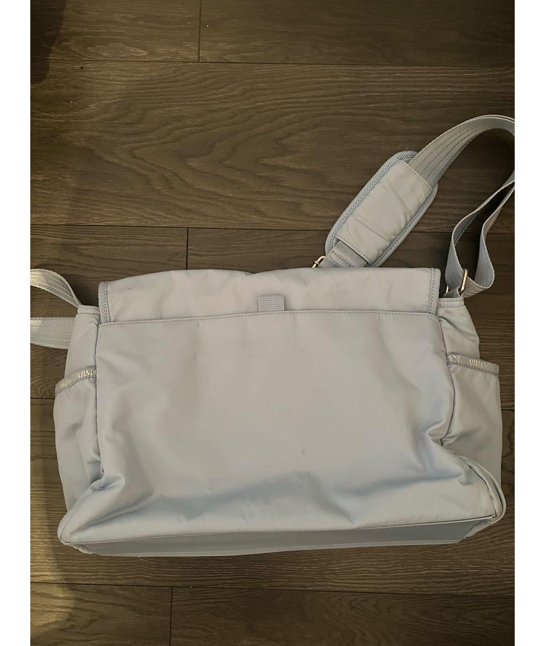 EMPORIO ARMANI Голубая дорожная/спортивная сумка, фото 2