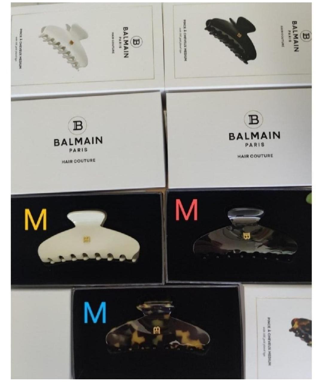BALMAIN Черная заколка, фото 5