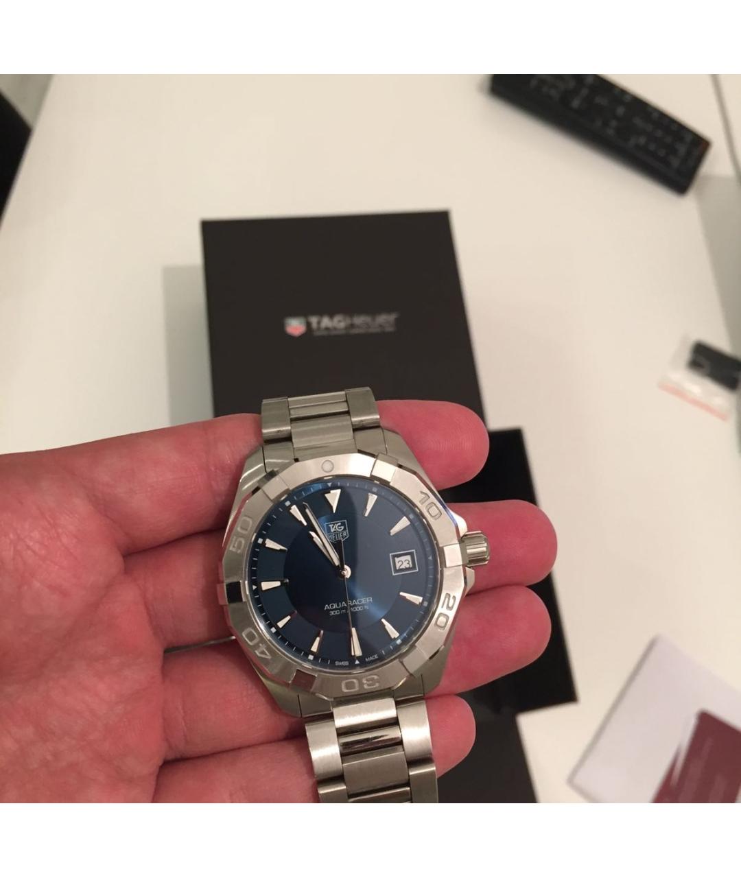 TAG HEUER Серебряные стальные часы, фото 6