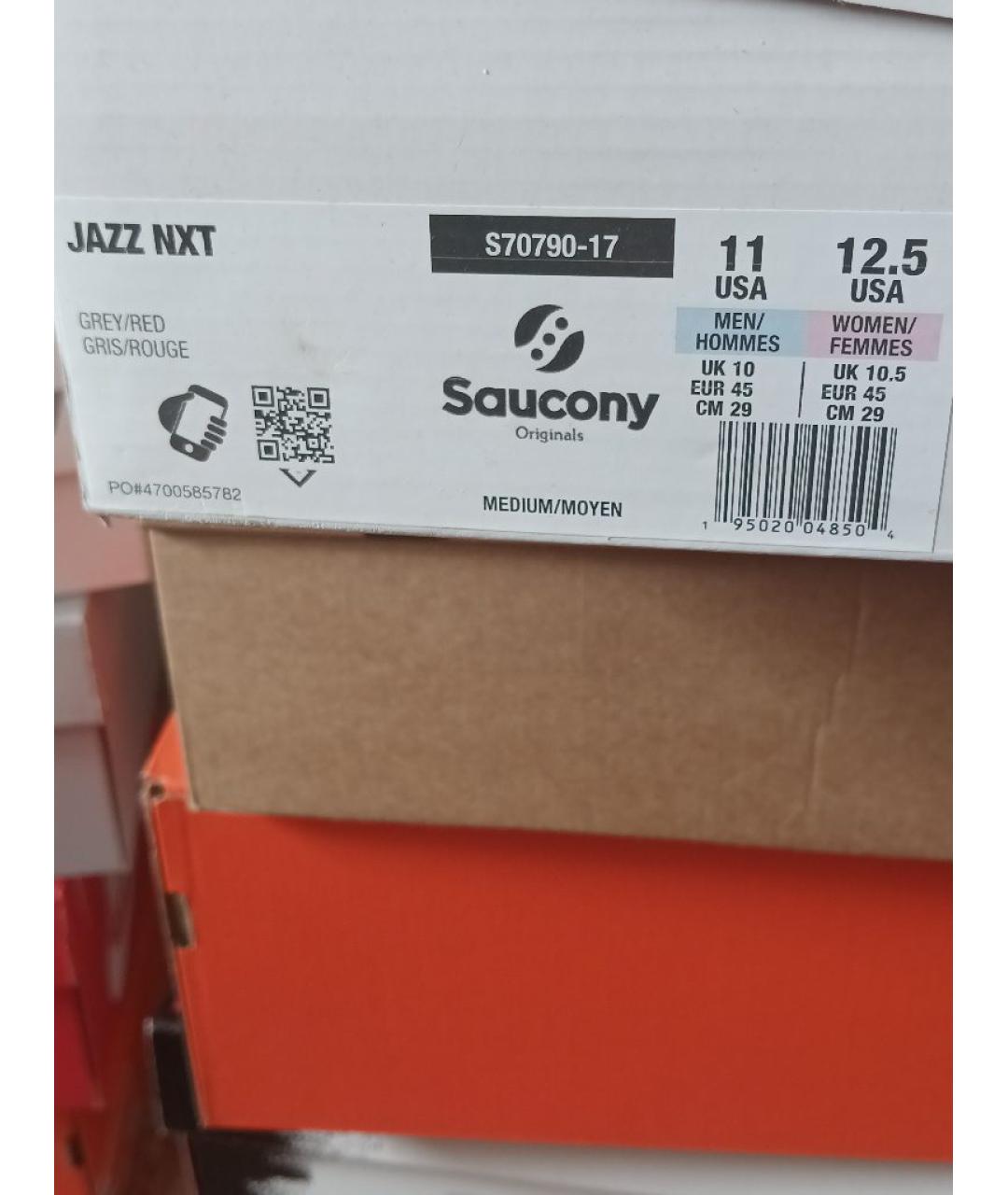 SAUCONY Серые замшевые низкие кроссовки / кеды, фото 5