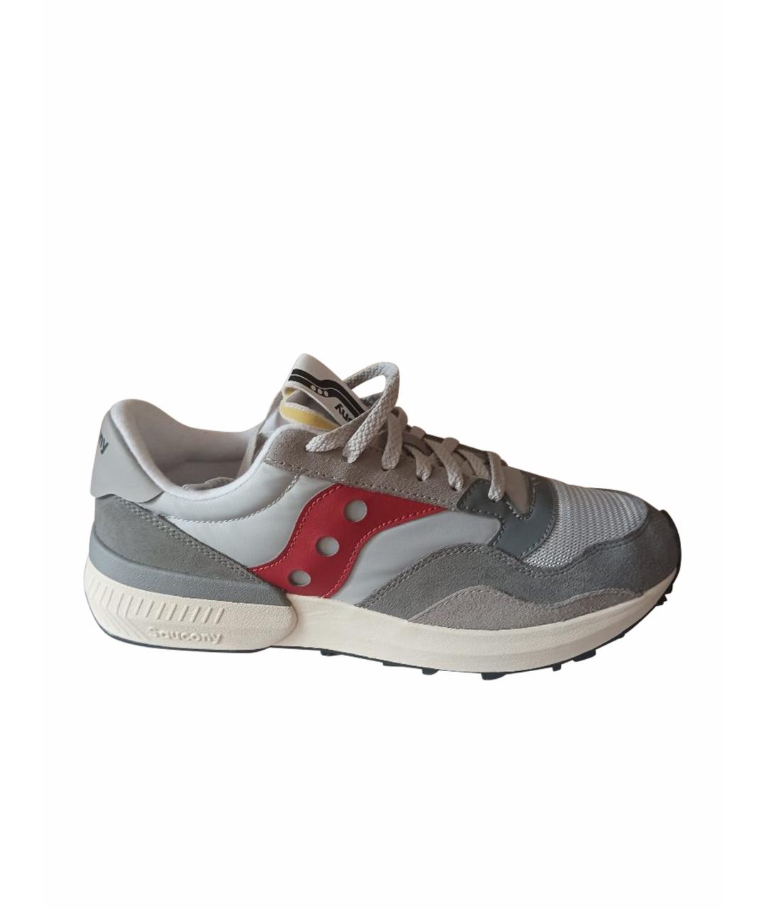 SAUCONY Серые замшевые низкие кроссовки / кеды, фото 6