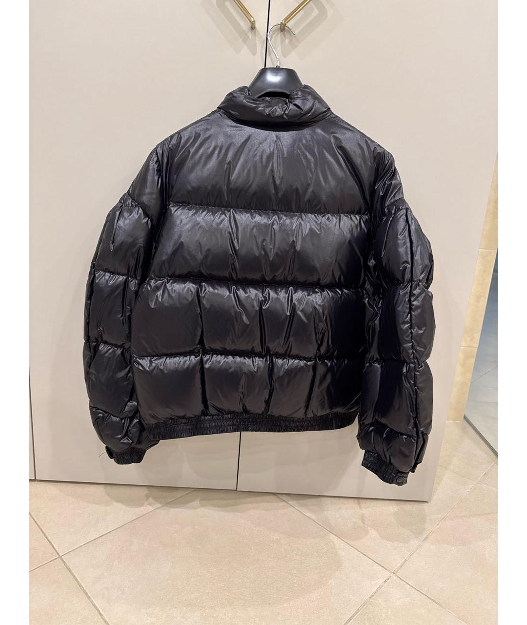 MONCLER Черная полиамидовая куртка, фото 2