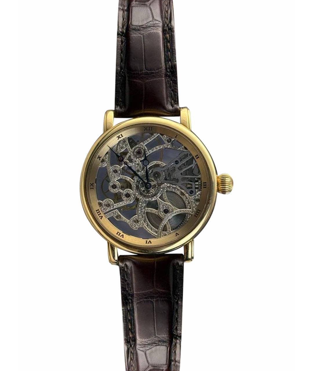Ulysse Nardin Коричневые часы из розового золота, фото 1