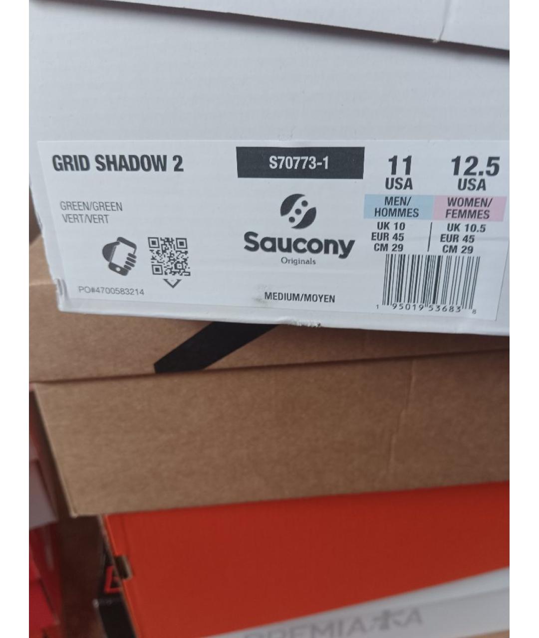 SAUCONY Зеленые кожаные низкие кроссовки / кеды, фото 5