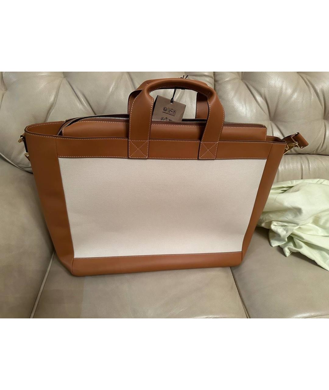 BURBERRY Бежевая сумка тоут, фото 4