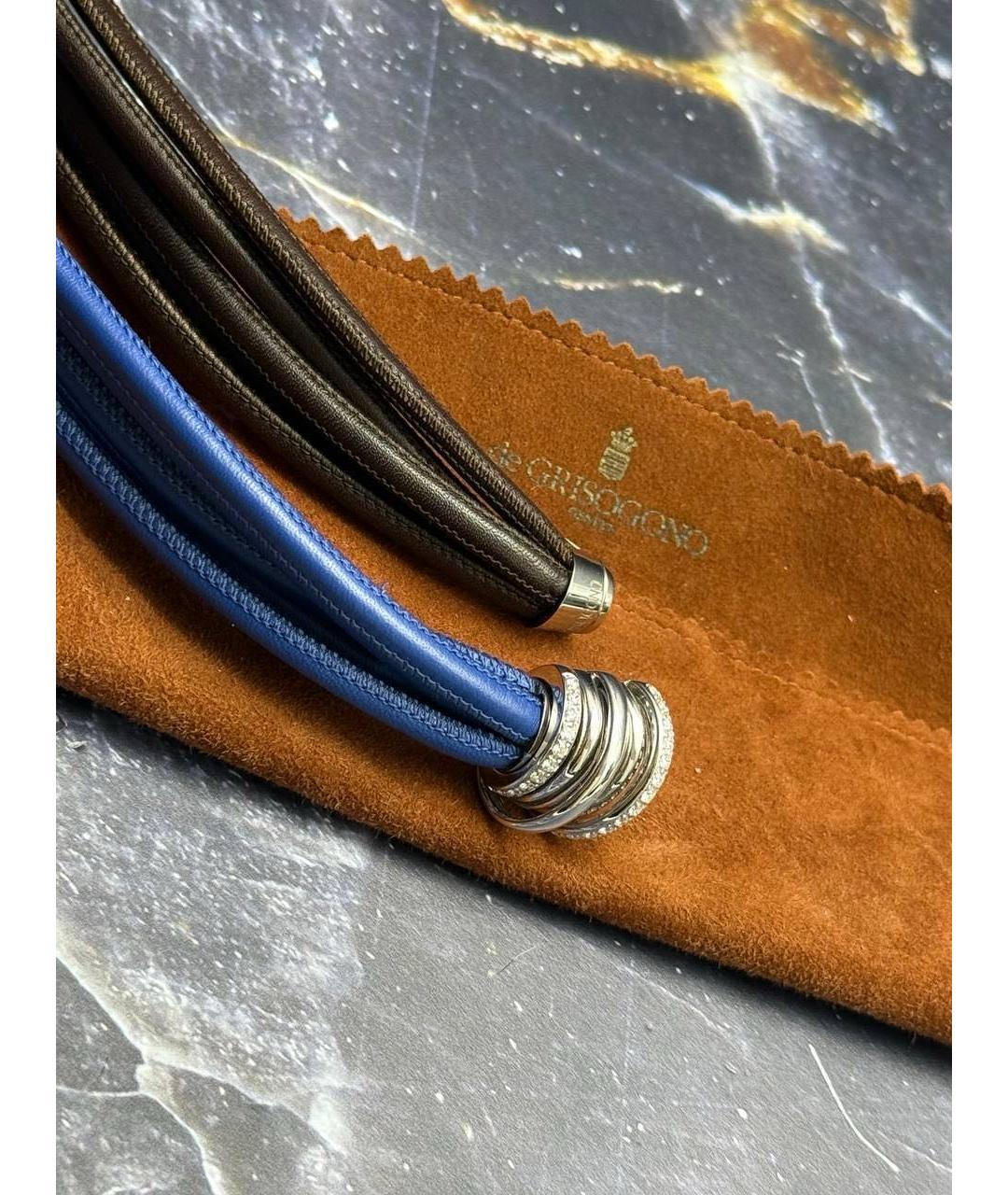 DE GRISOGONO Фиолетовый браслет из белого золота, фото 6