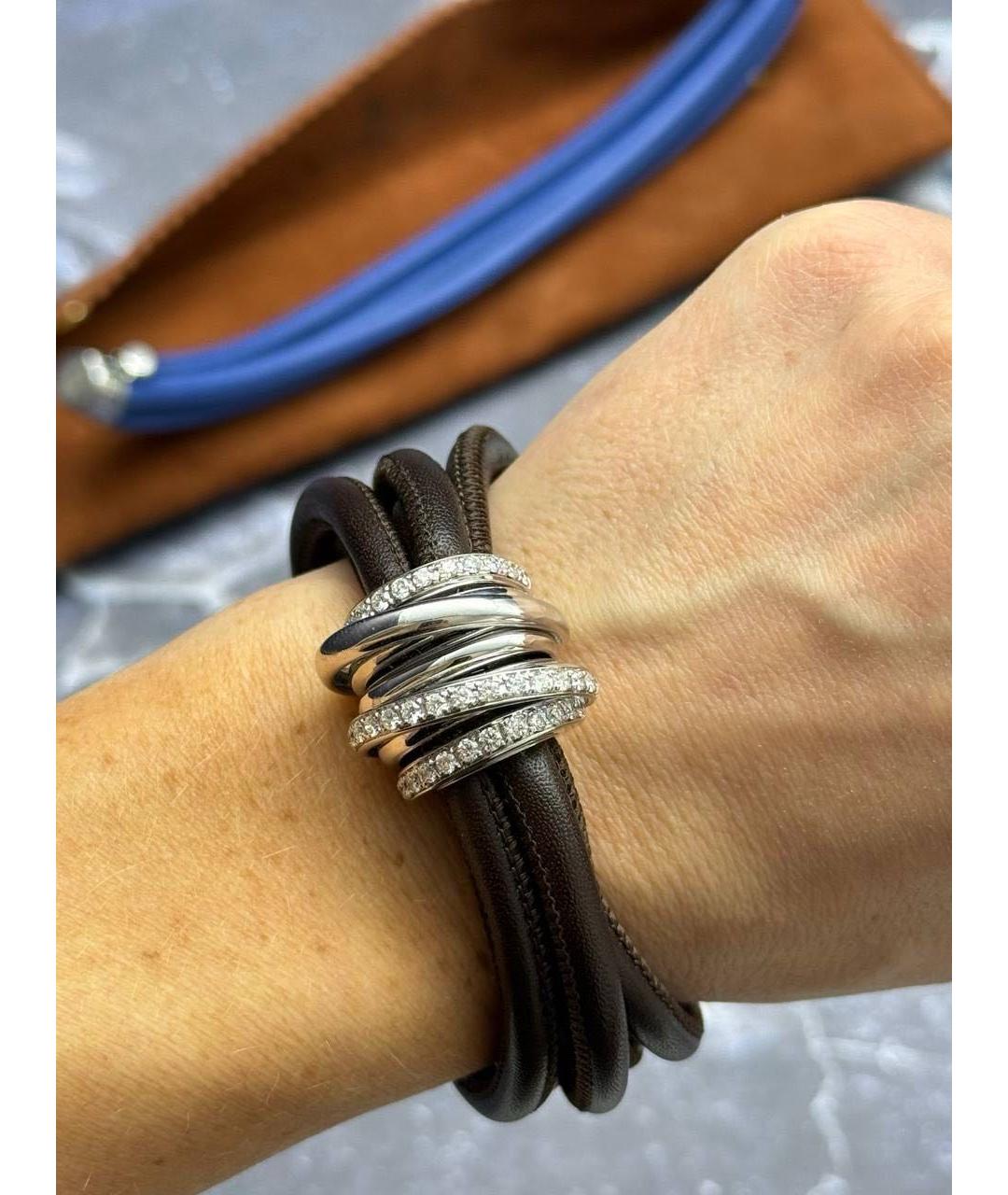 DE GRISOGONO Фиолетовый браслет из белого золота, фото 5