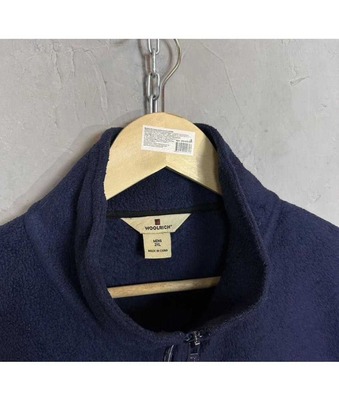 WOOLRICH Темно-синий синтетический жилет, фото 4