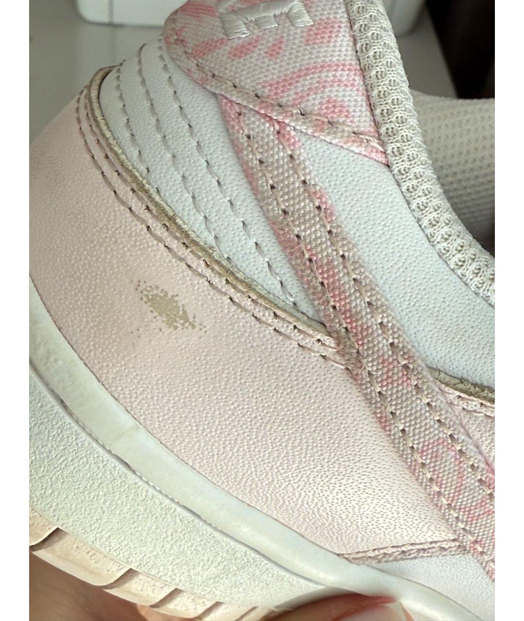 NIKE Белые кроссовки из искусственной кожи, фото 6