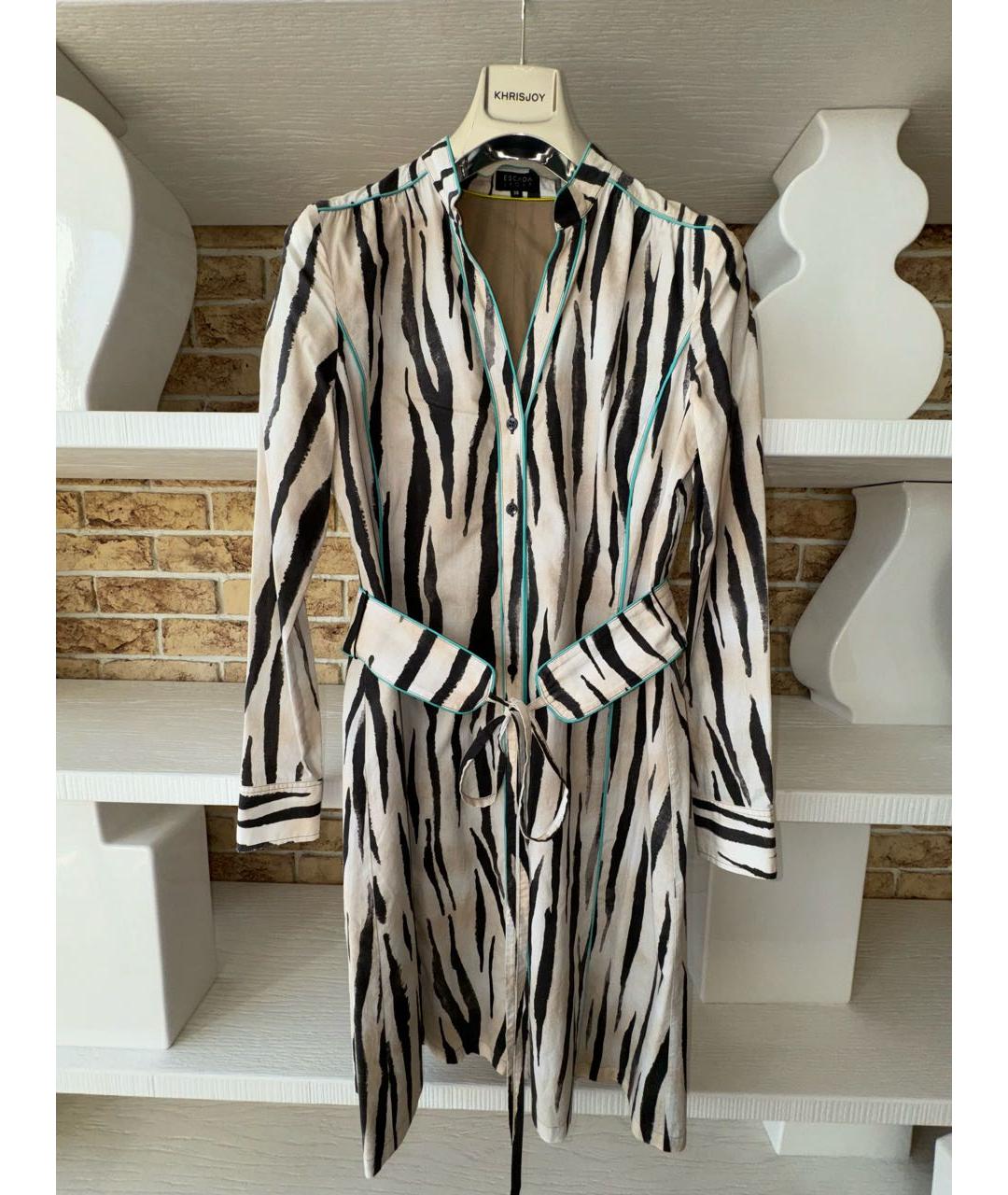 ESCADA Мульти хлопковое повседневное платье, фото 8