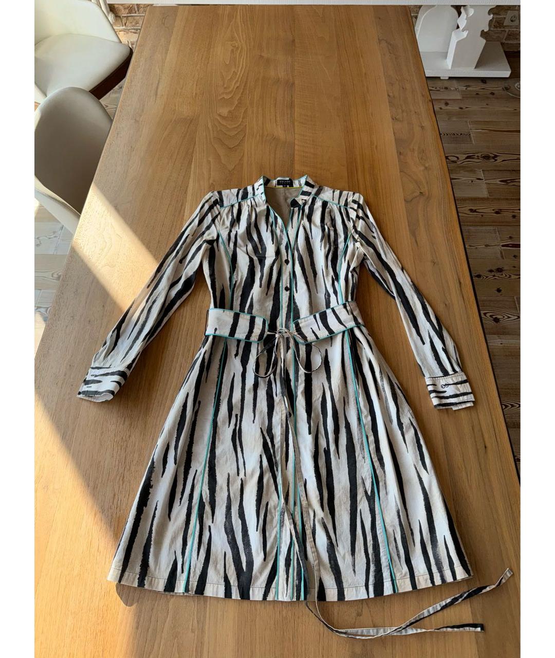 ESCADA Мульти хлопковое повседневное платье, фото 4