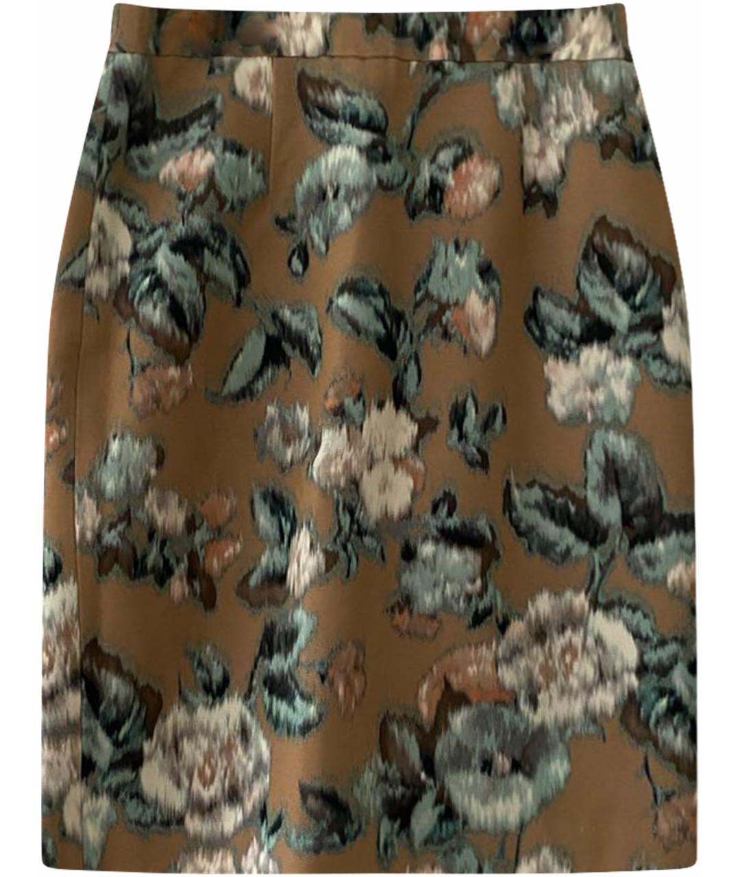 'S MAX MARA Мульти хлопковая юбка миди, фото 1