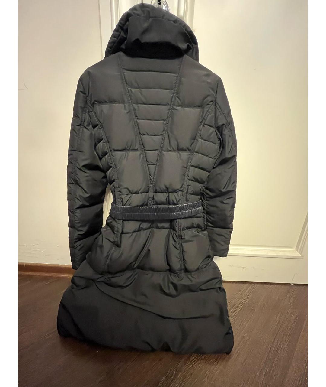 VERSACE Черный полиэстеровый пуховик, фото 3