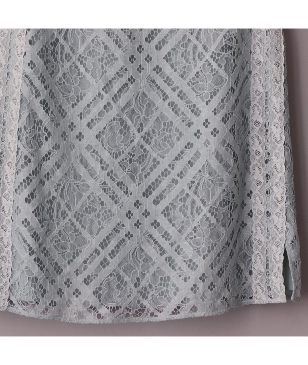 BURBERRY Голубое хлопковое коктейльное платье, фото 5