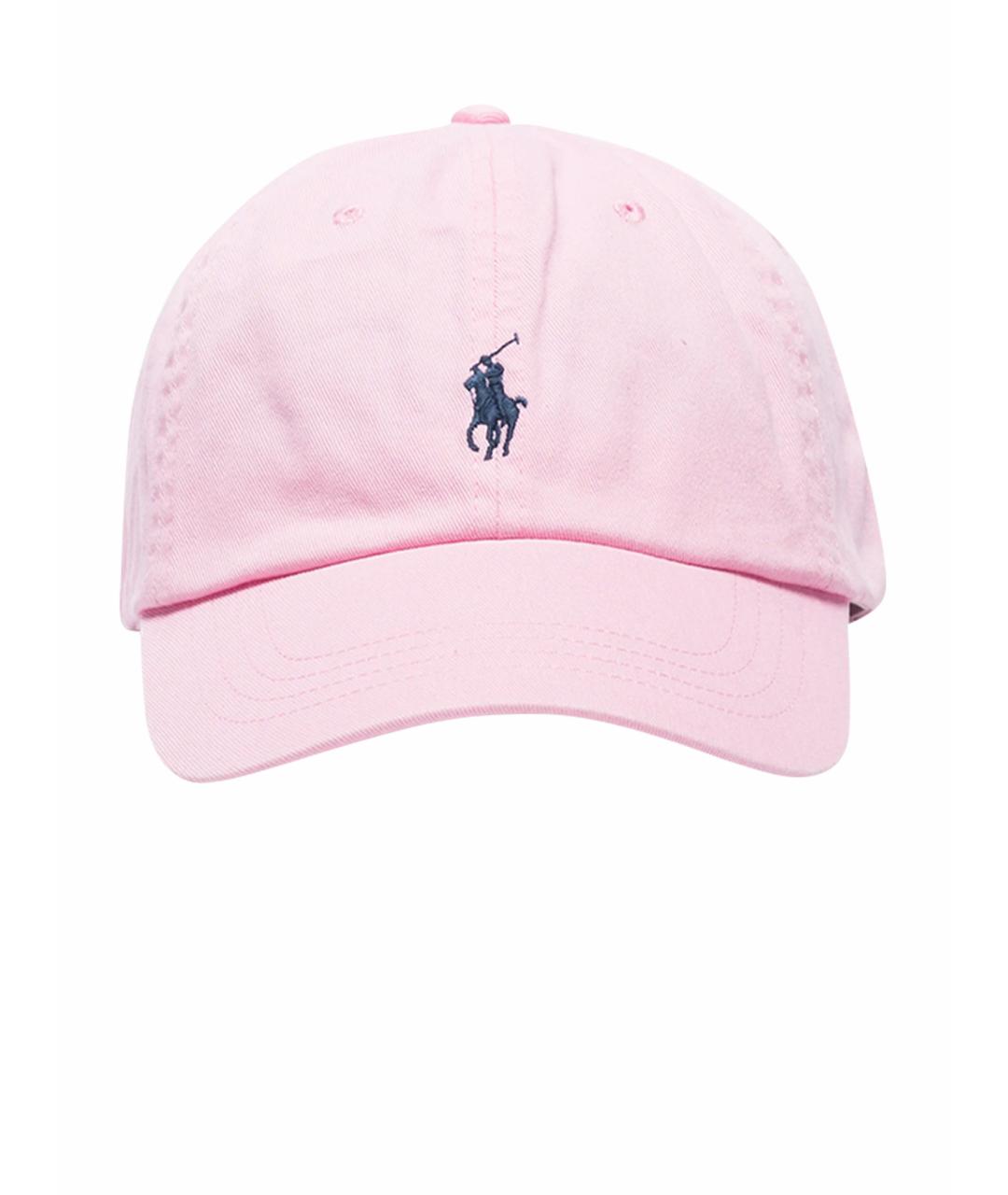 POLO RALPH LAUREN Розовая хлопковая кепка, фото 1