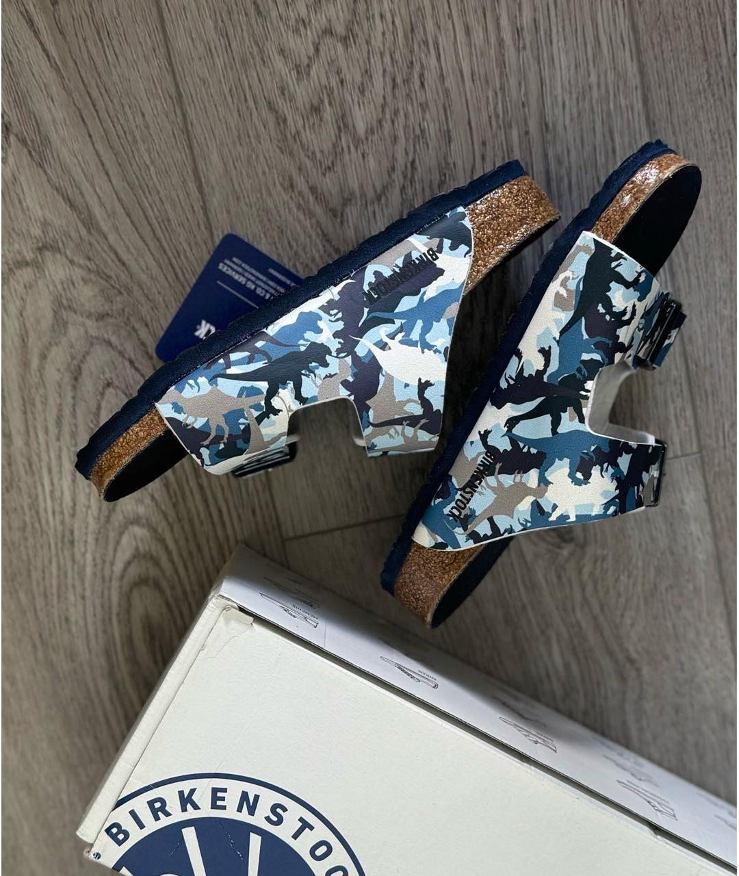 BIRKENSTOCK Синие сандалии и шлепанцы, фото 7