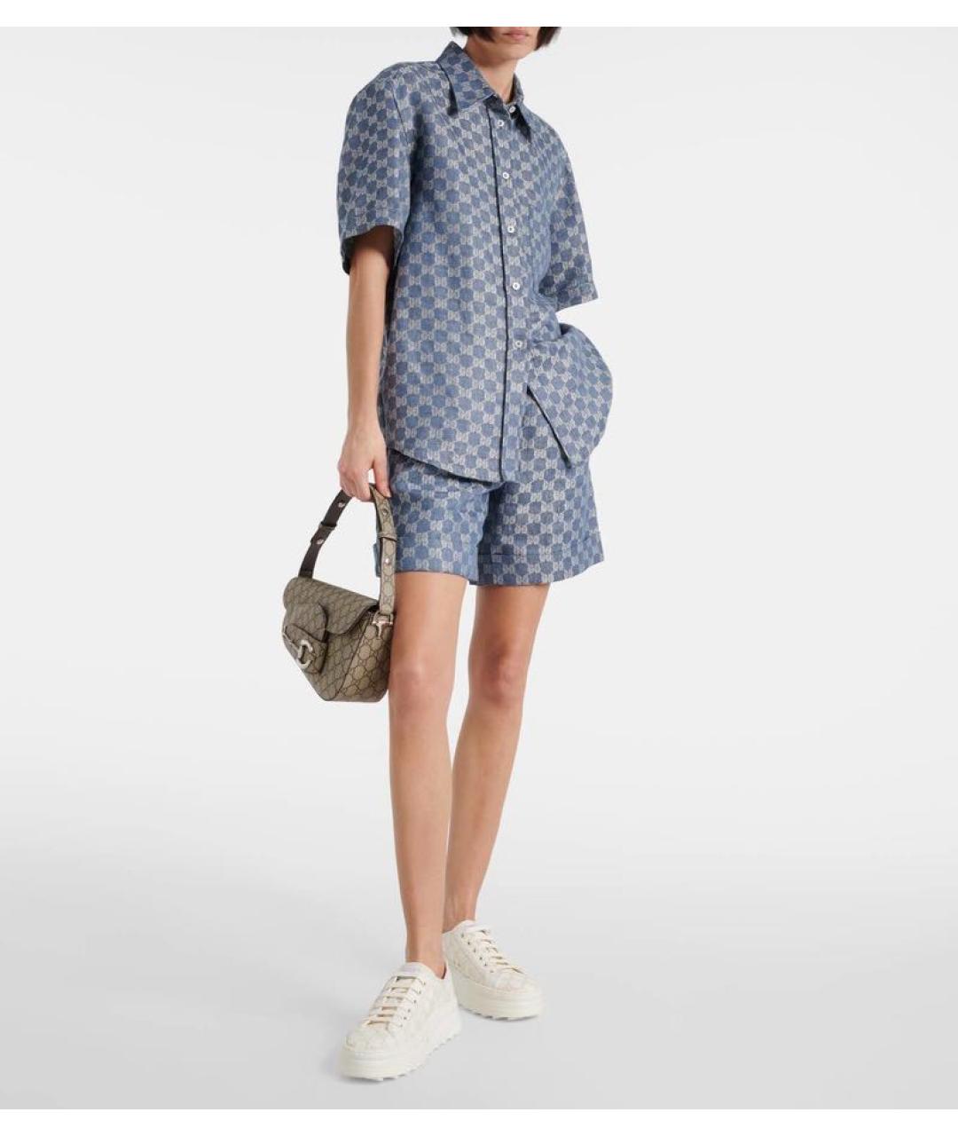 GUCCI Бежевые кроссовки, фото 8
