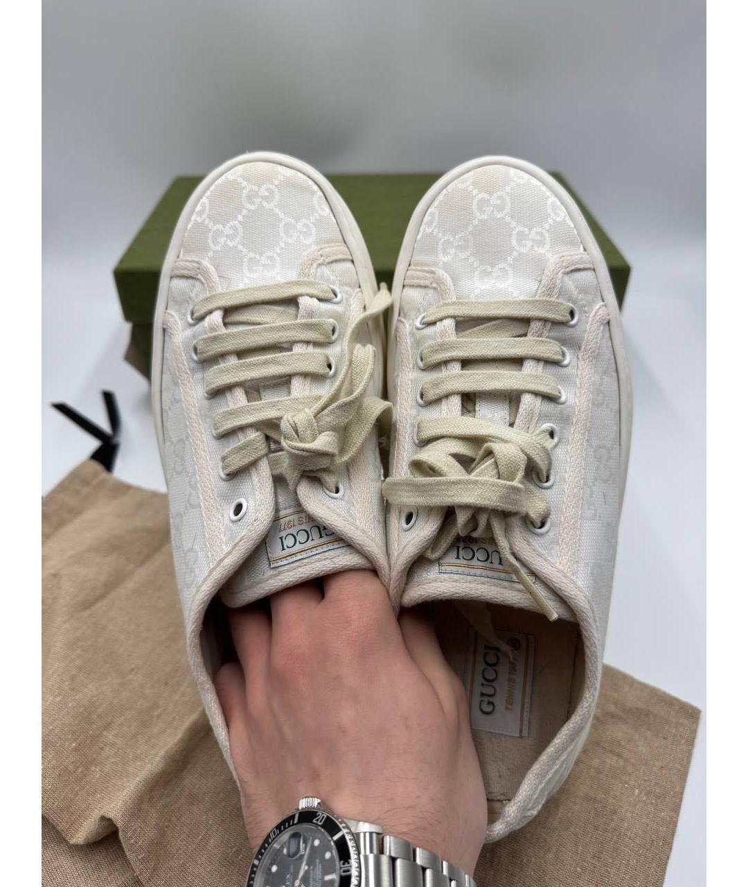 GUCCI Бежевые кроссовки, фото 3
