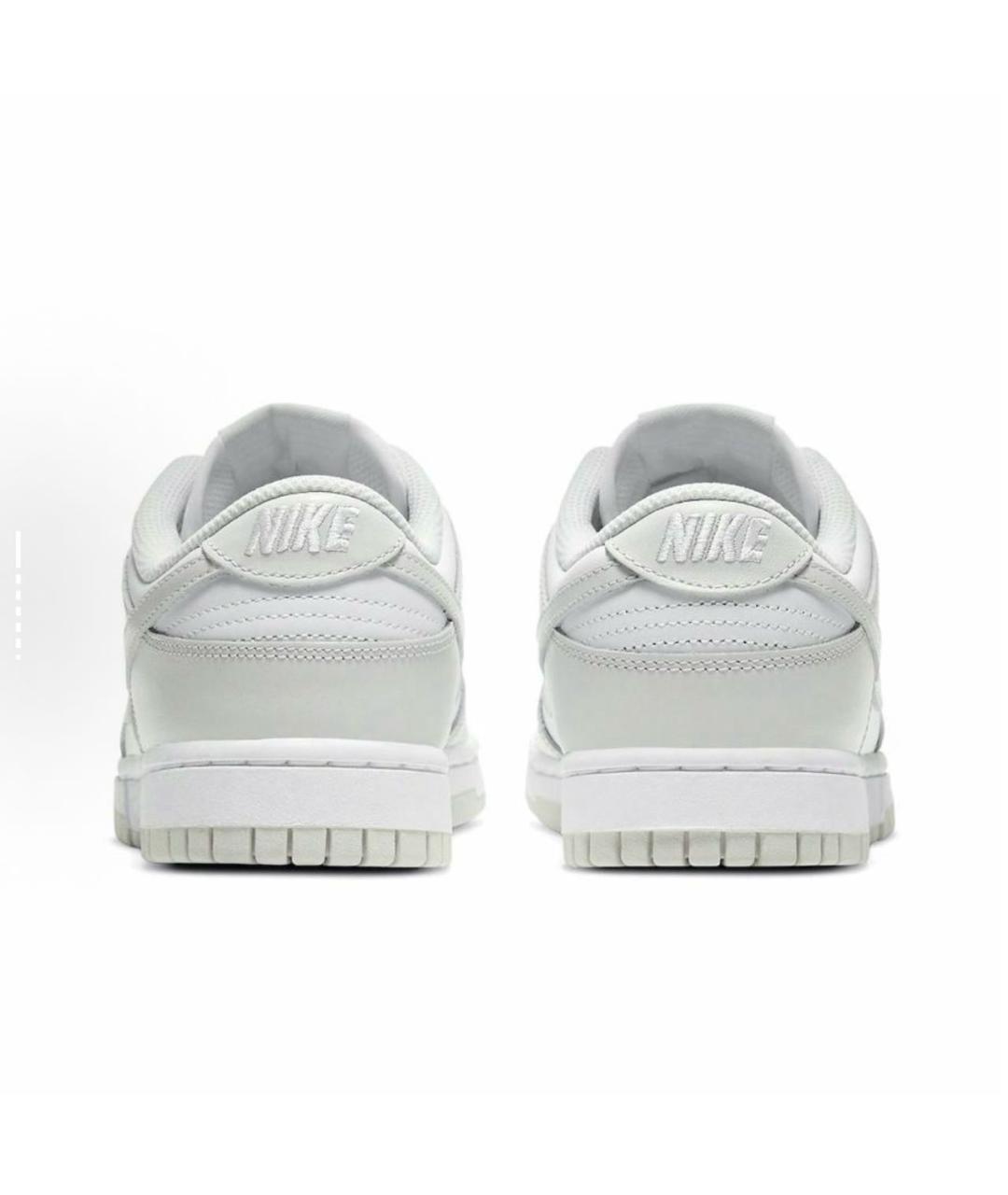 NIKE Серые кожаные низкие кроссовки / кеды, фото 4