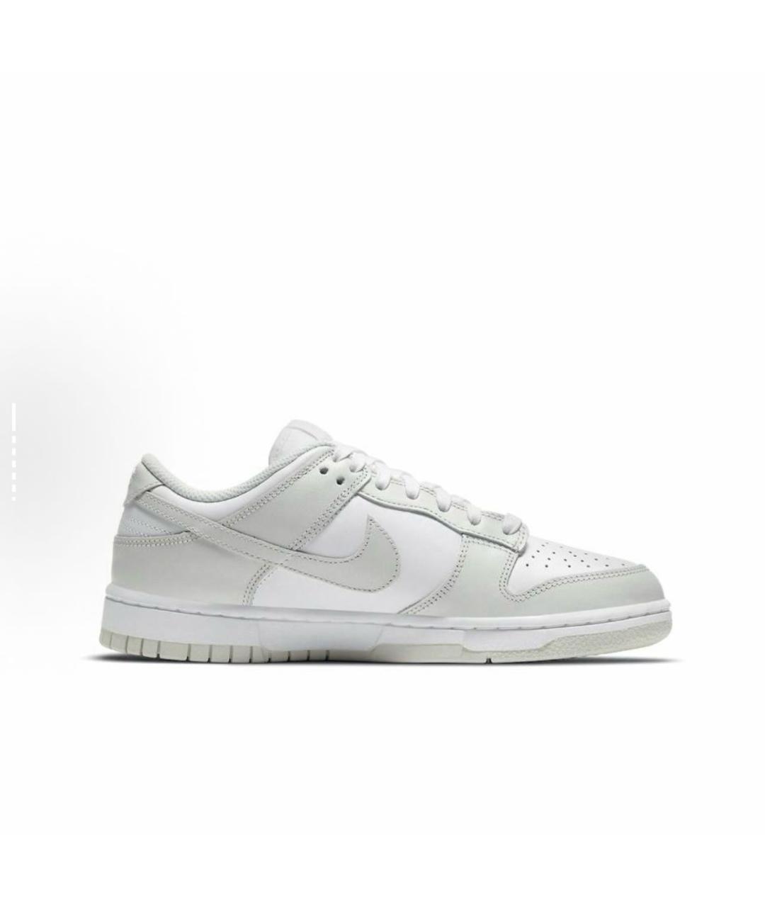 NIKE Серые кожаные низкие кроссовки / кеды, фото 8
