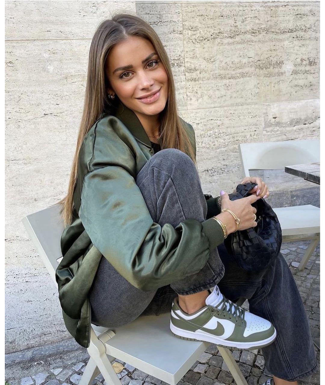 NIKE Зеленые кроссовки, фото 6