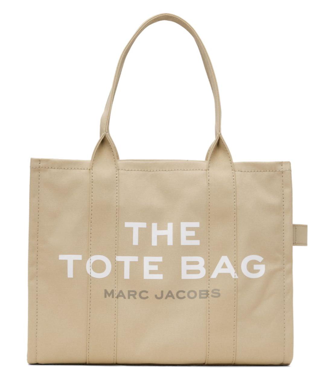 MARC JACOBS Бежевая деним сумка тоут, фото 1