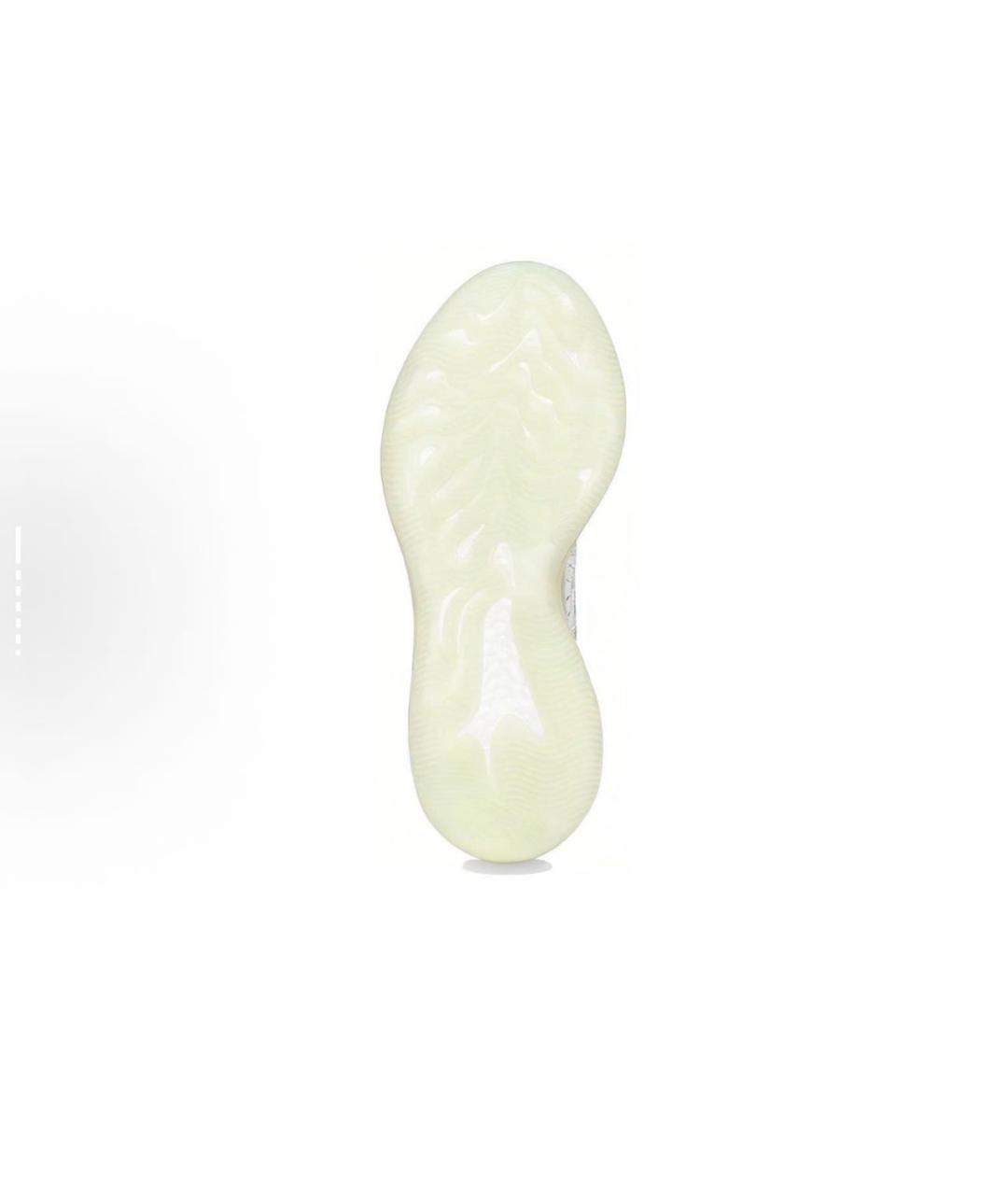 ADIDAS YEEZY Белые синтетические низкие кроссовки / кеды, фото 5