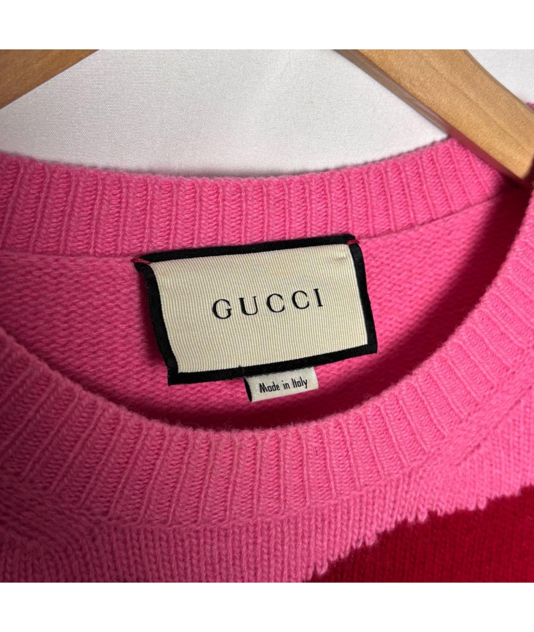 GUCCI Розовый джемпер / свитер, фото 4