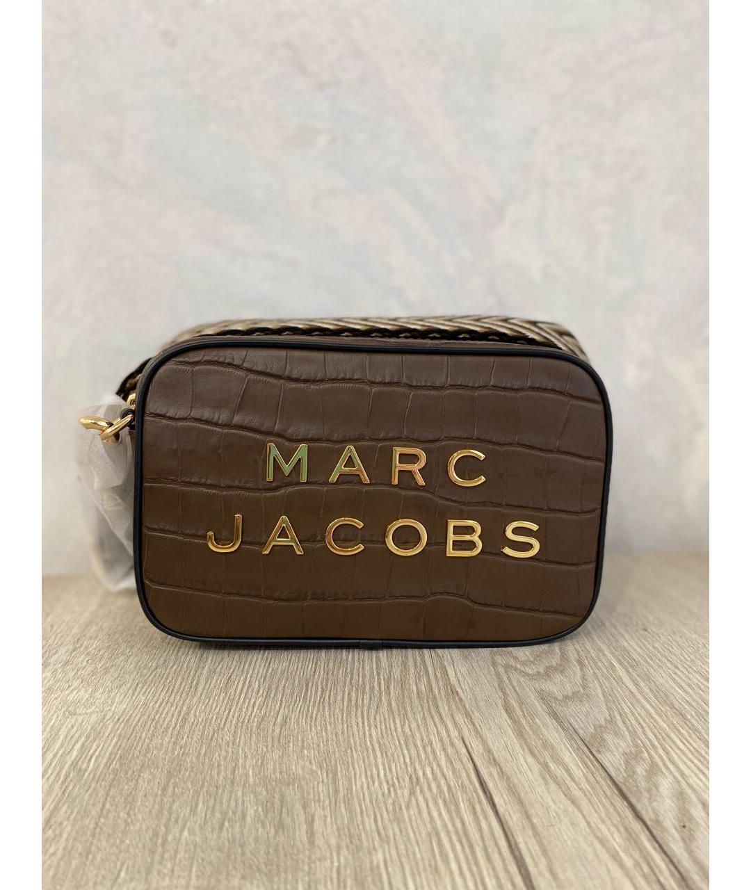 MARC JACOBS Коричневая кожаная сумка через плечо, фото 4