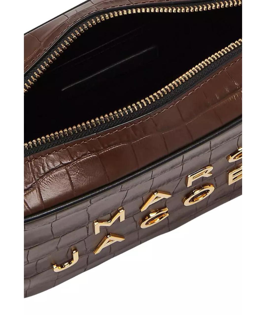 MARC JACOBS Коричневая кожаная сумка через плечо, фото 3