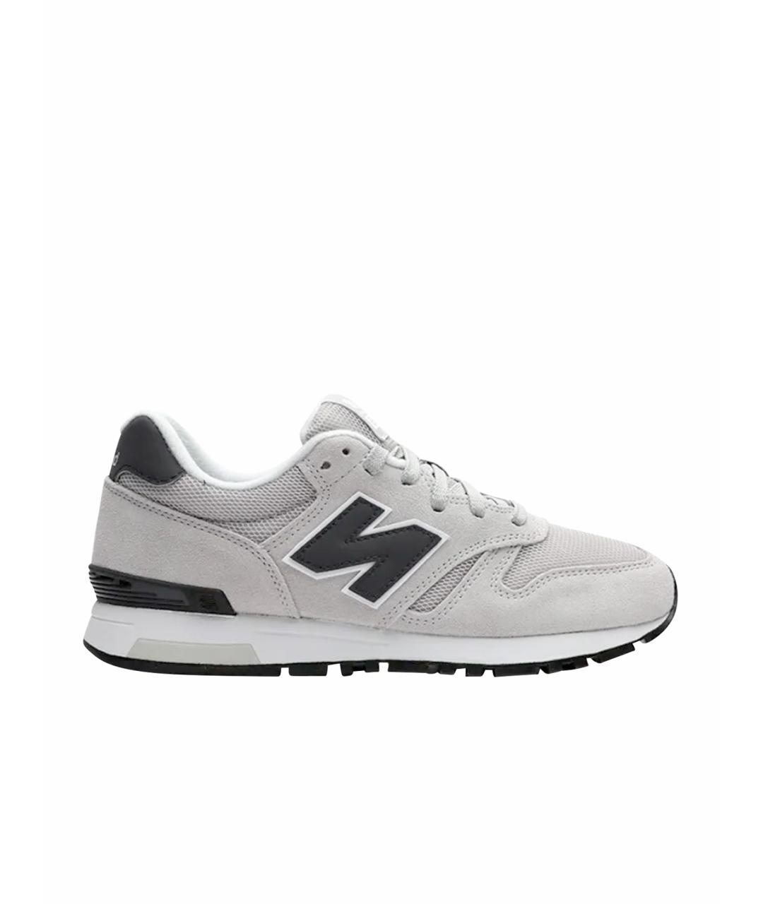 NEW BALANCE Серые замшевые низкие кроссовки / кеды, фото 6
