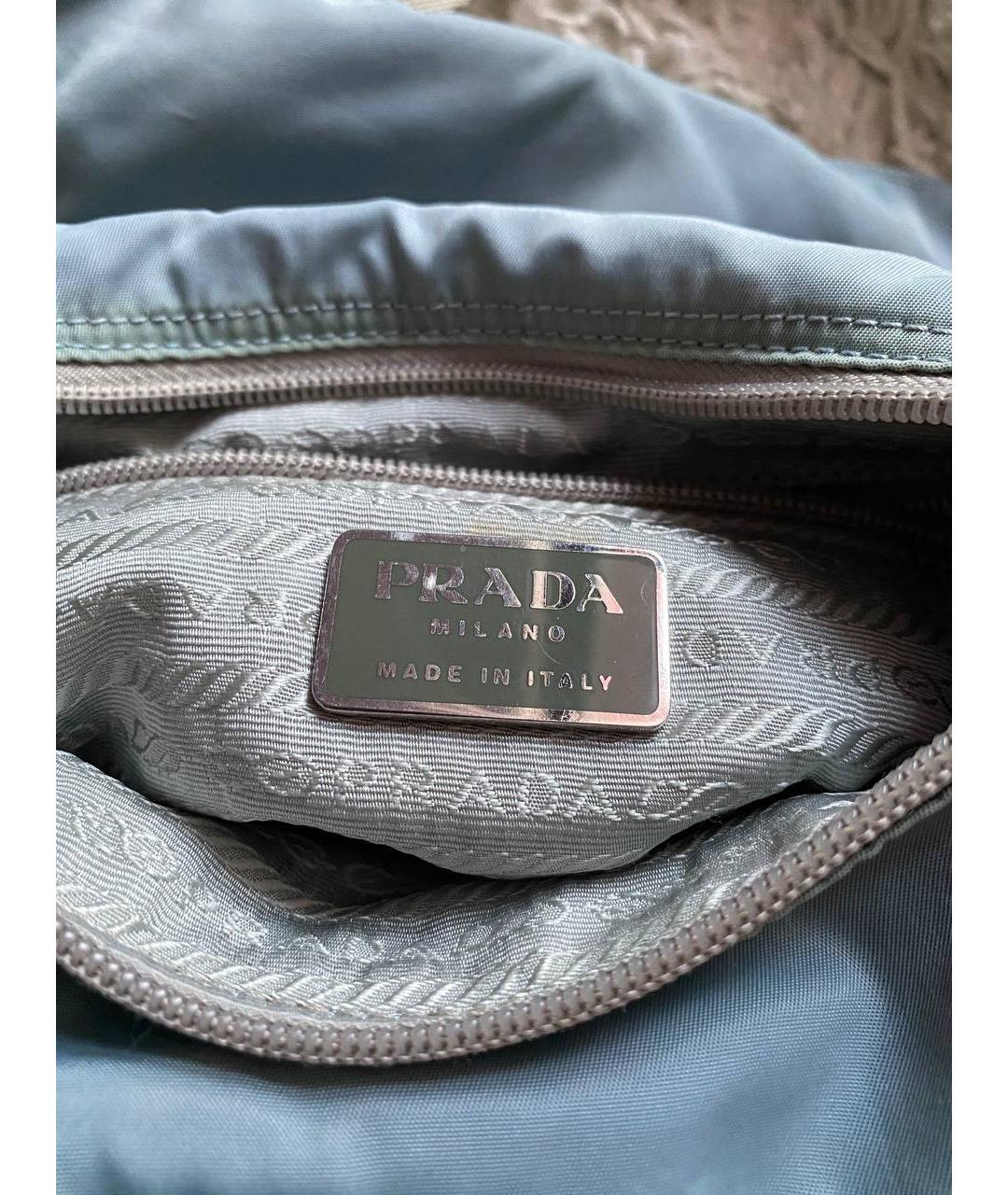 PRADA Бирюзовая сумка на плечо, фото 4