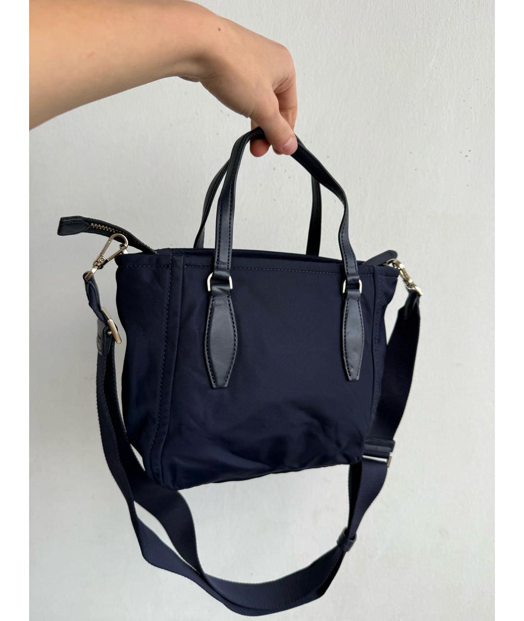 KATE SPADE Темно-синяя сумка тоут, фото 8
