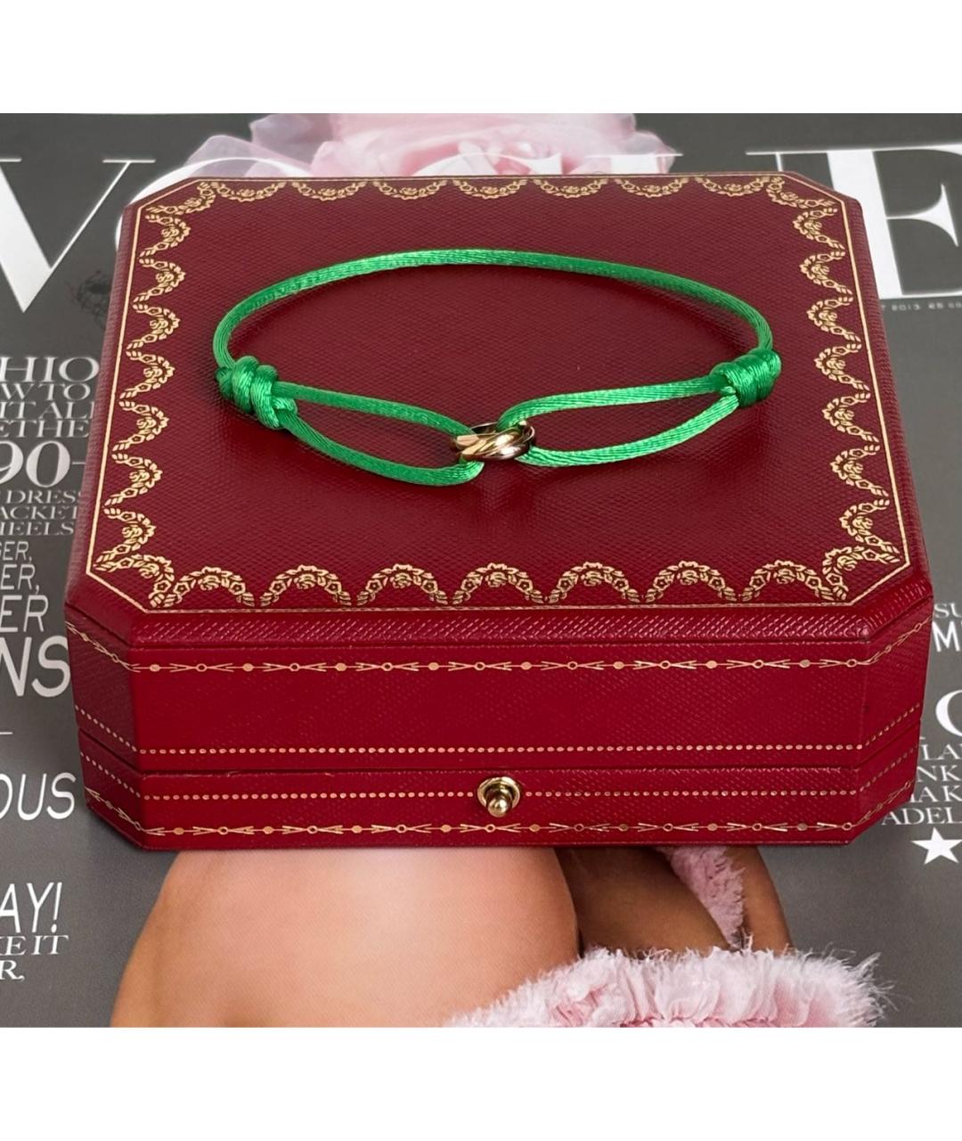 CARTIER Зеленый браслет из розового золота, фото 3