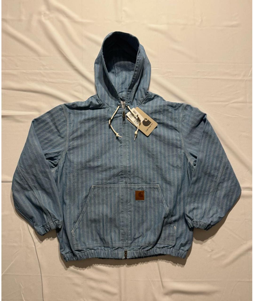 CARHARTT WIP Голубая хлопковая куртка, фото 5