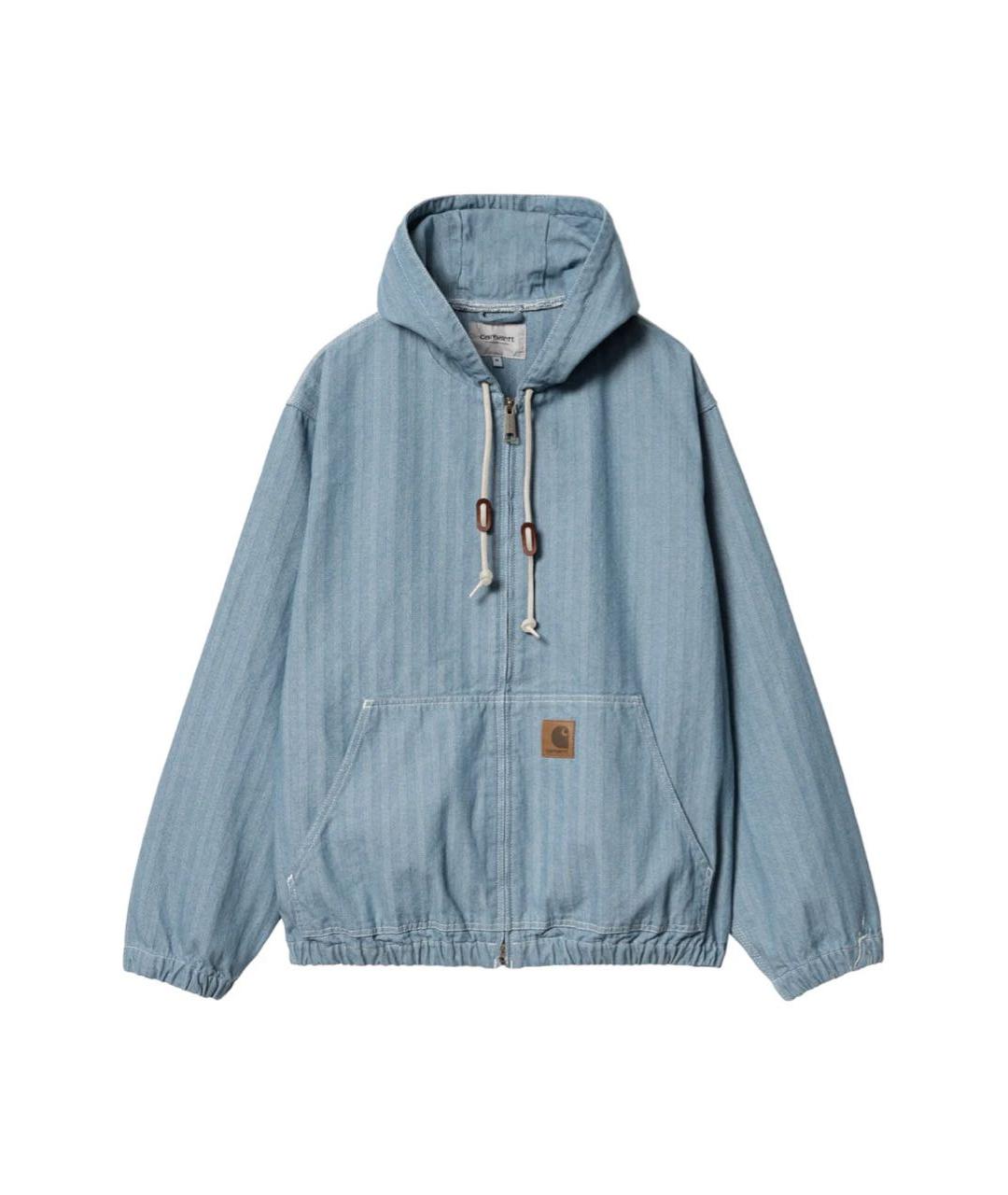 CARHARTT WIP Голубая хлопковая куртка, фото 1
