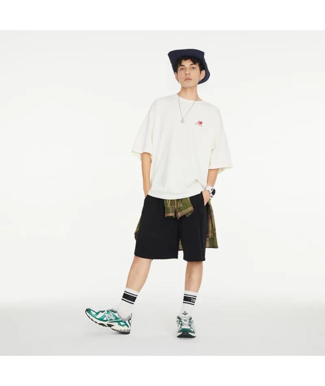 NEW BALANCE Зеленые низкие кроссовки / кеды, фото 5