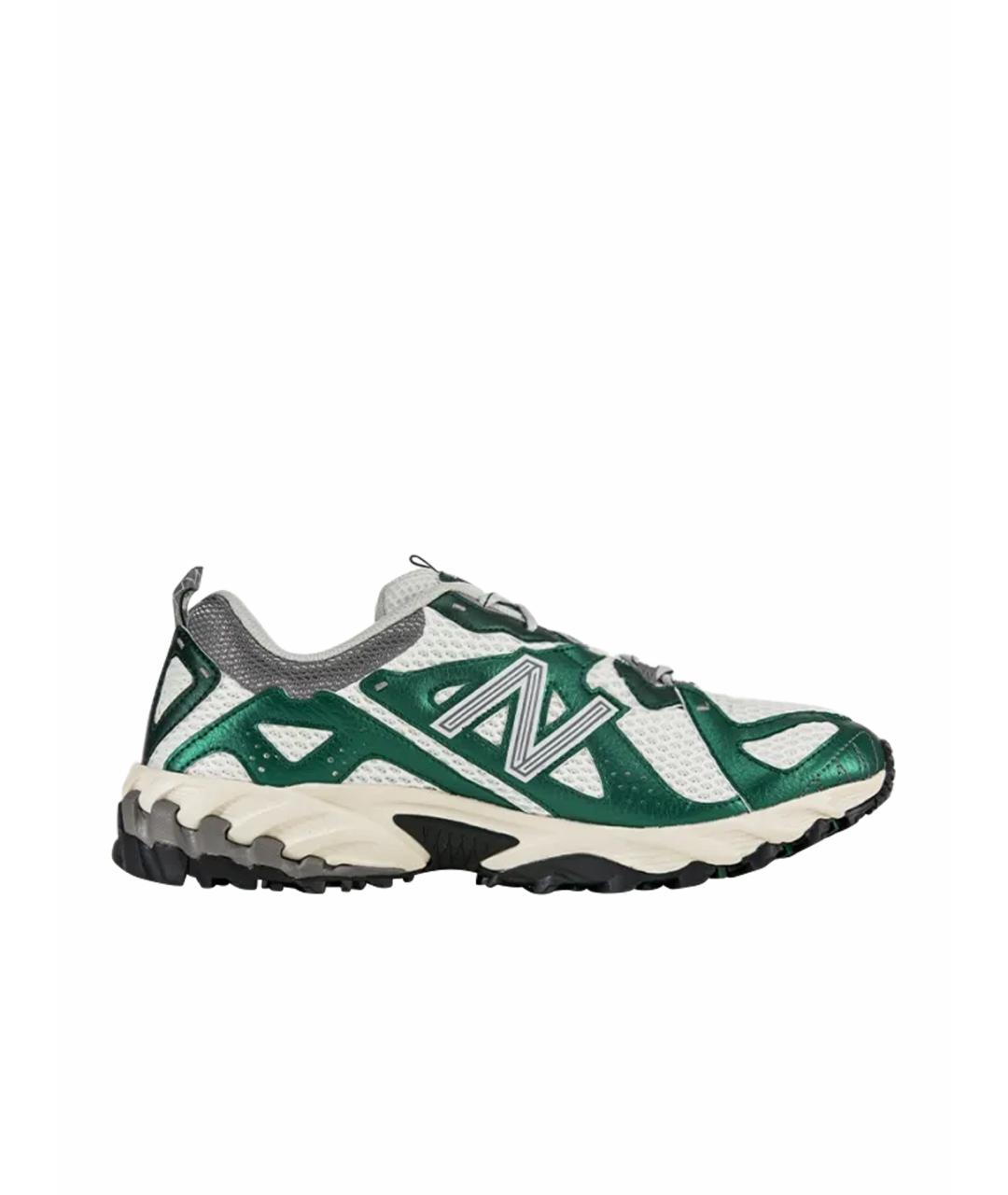 NEW BALANCE Зеленые низкие кроссовки / кеды, фото 1