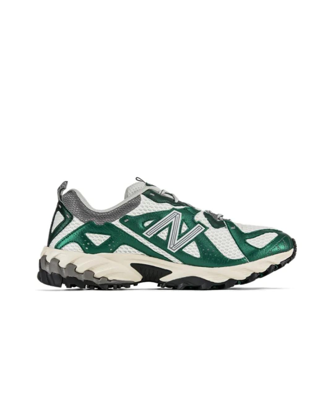 NEW BALANCE Зеленые низкие кроссовки / кеды, фото 6