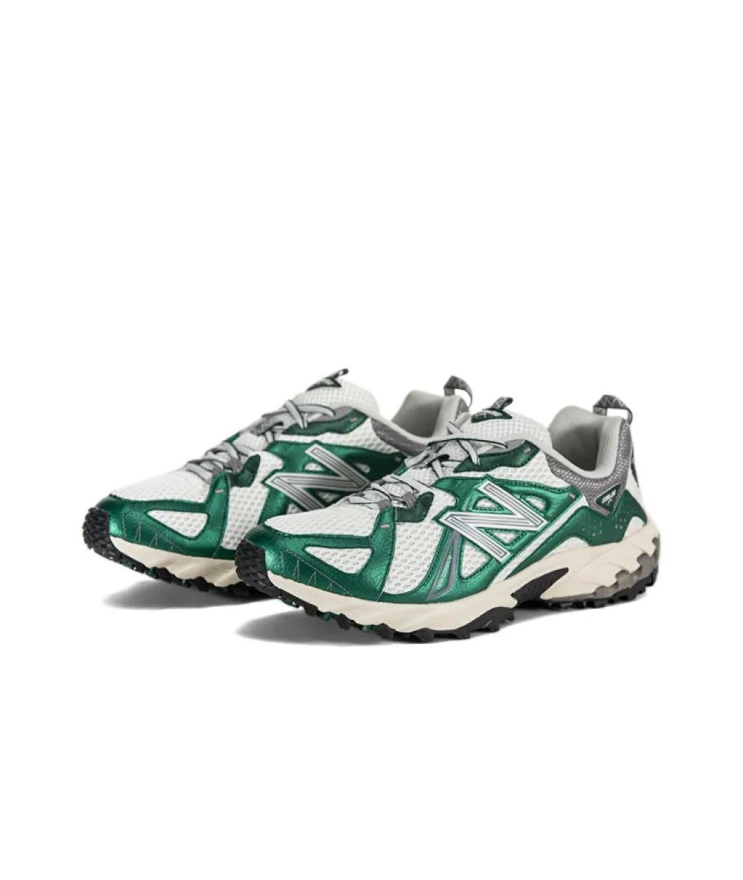 NEW BALANCE Зеленые низкие кроссовки / кеды, фото 2