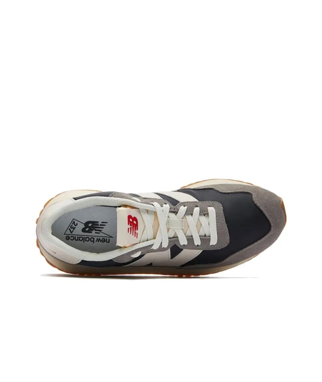 NEW BALANCE Темно-синие замшевые низкие кроссовки / кеды, фото 3