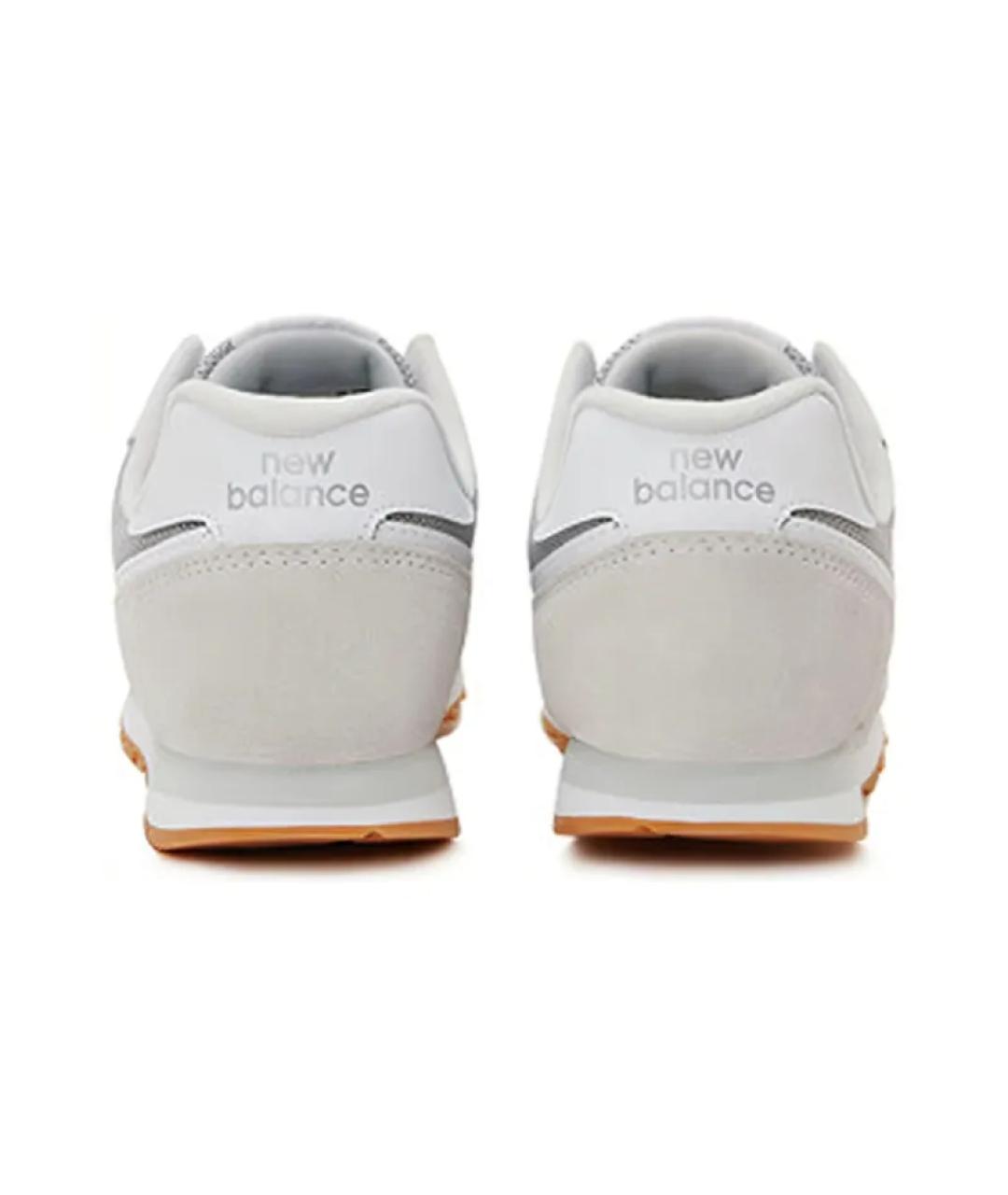 NEW BALANCE Серые замшевые низкие кроссовки / кеды, фото 4