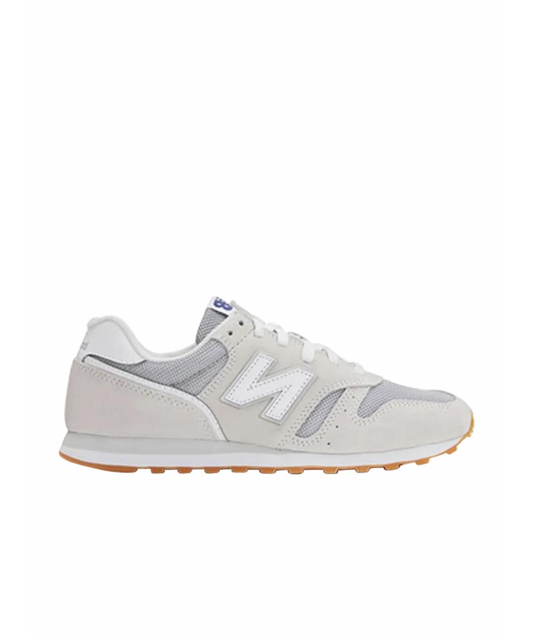 NEW BALANCE Серые замшевые низкие кроссовки / кеды, фото 1