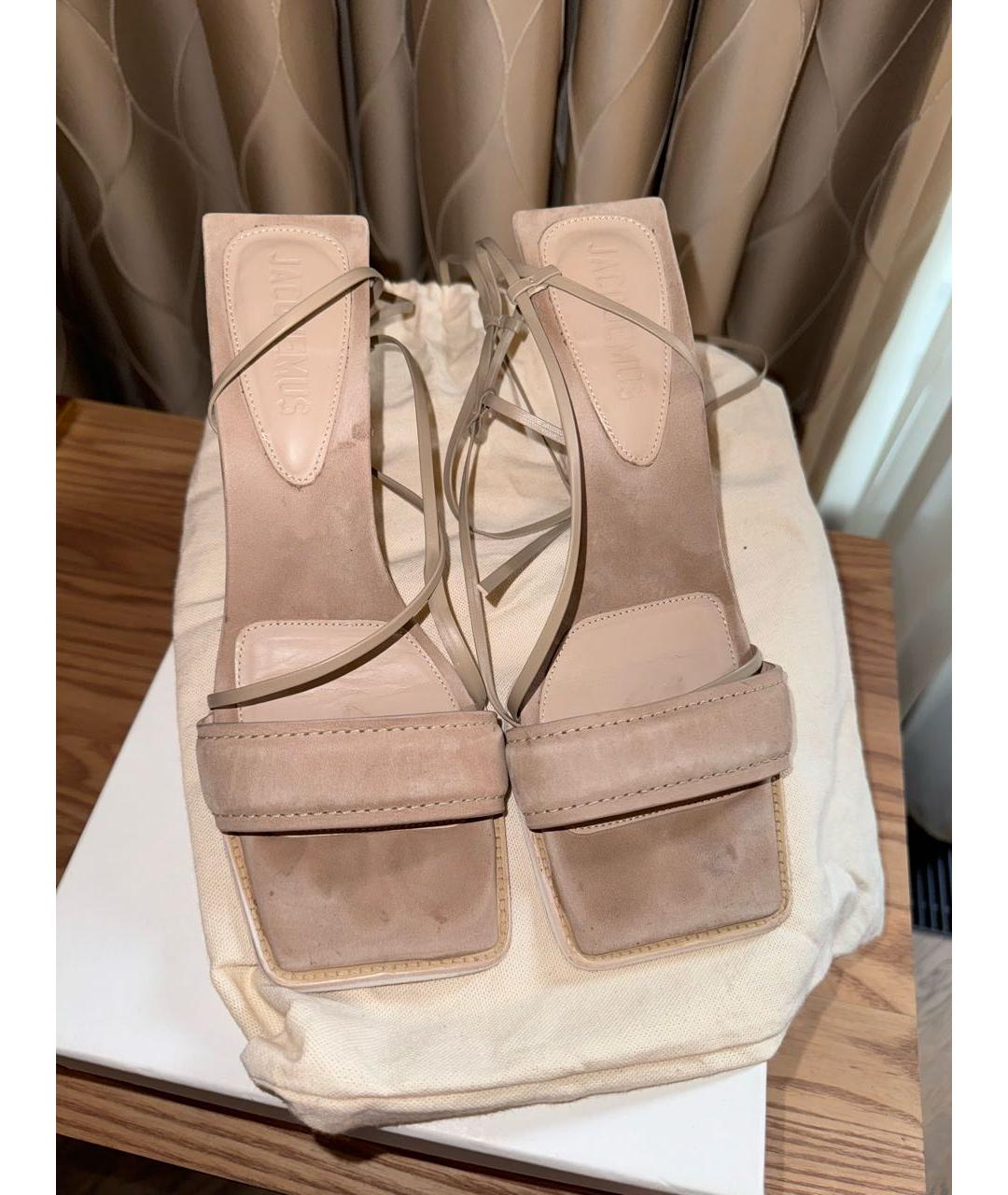 JACQUEMUS Бежевые туфли, фото 5