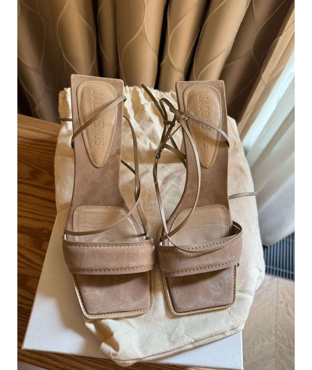 JACQUEMUS Бежевые туфли, фото 6
