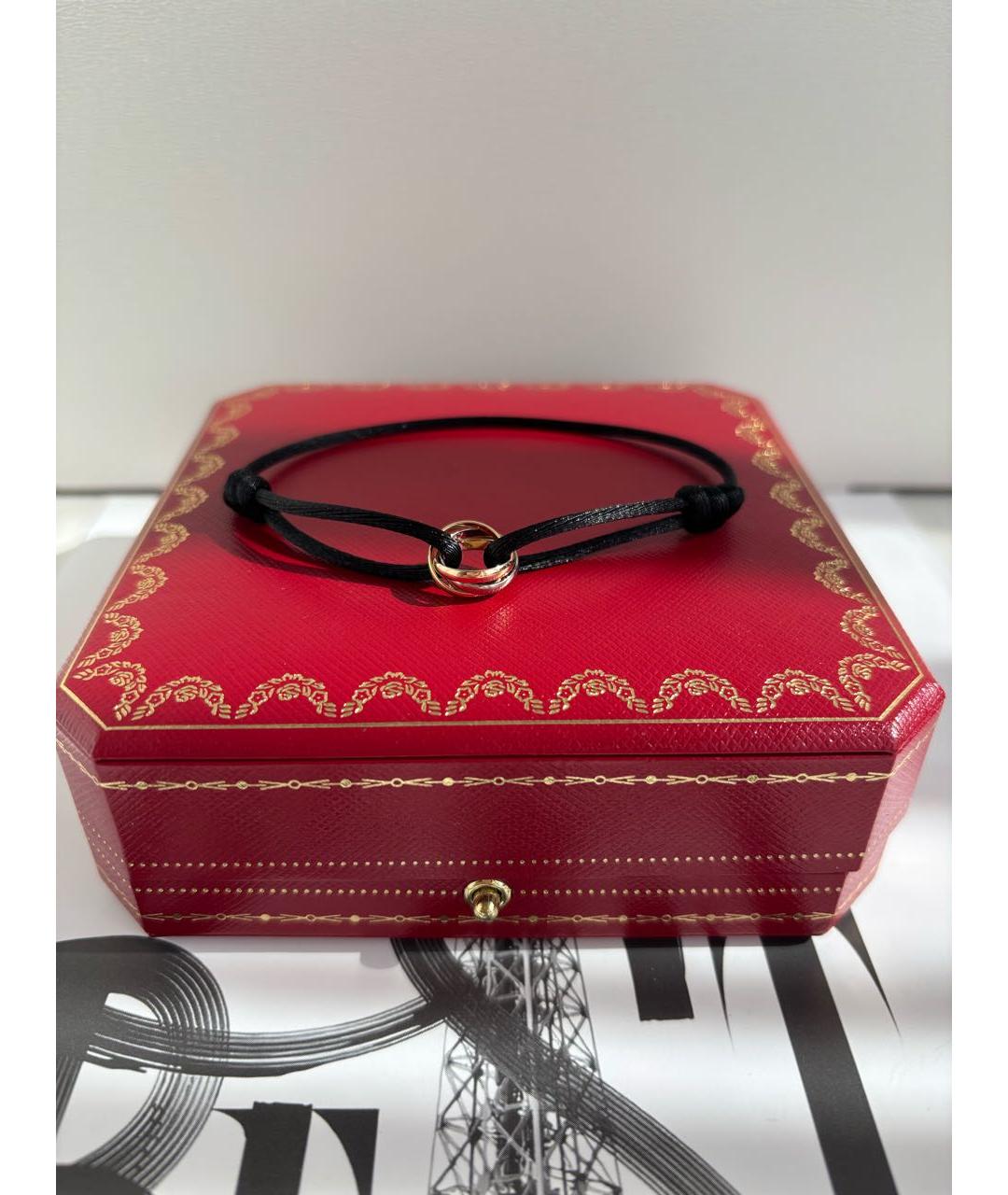 CARTIER Черный браслет из розового золота, фото 3