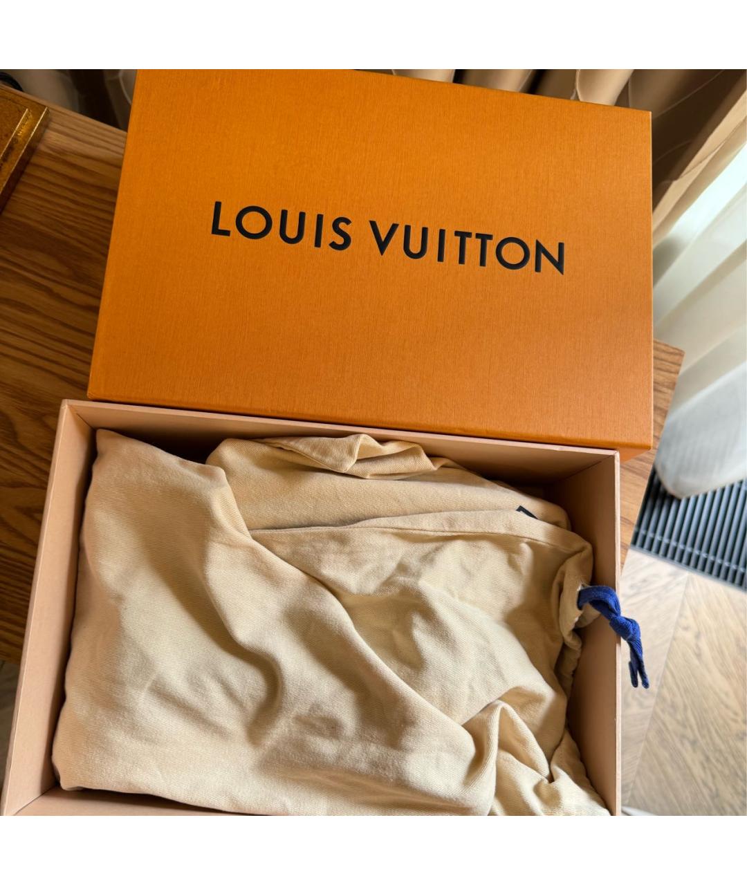 LOUIS VUITTON Черные текстильные кроссовки, фото 8