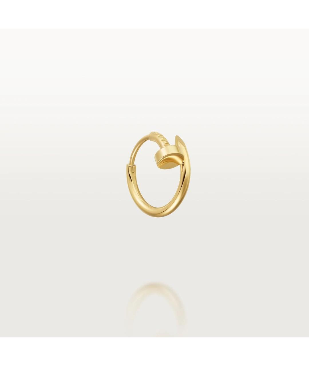 CARTIER Золотые серьги из желтого золота, фото 6