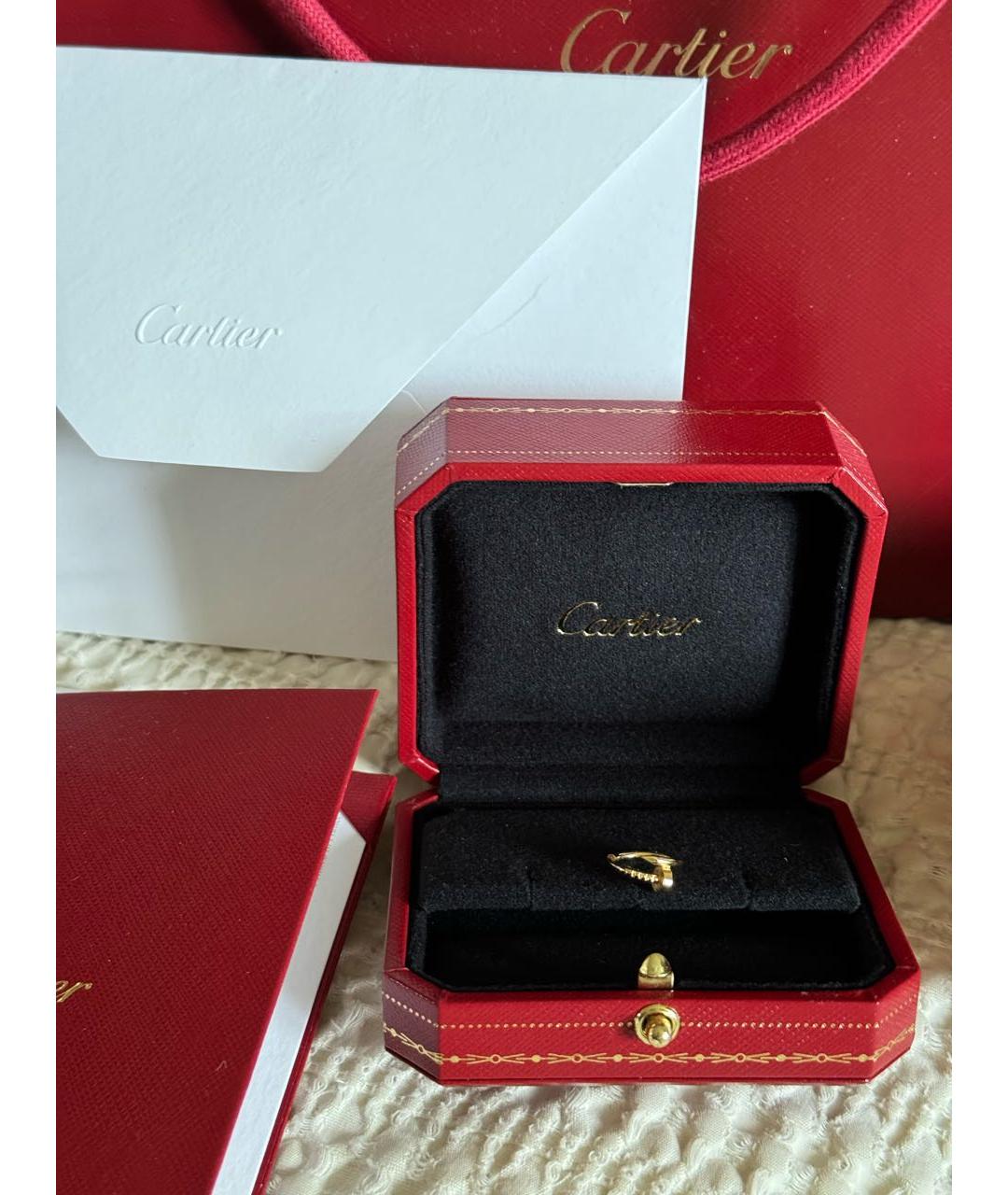 CARTIER Золотые серьги из желтого золота, фото 5