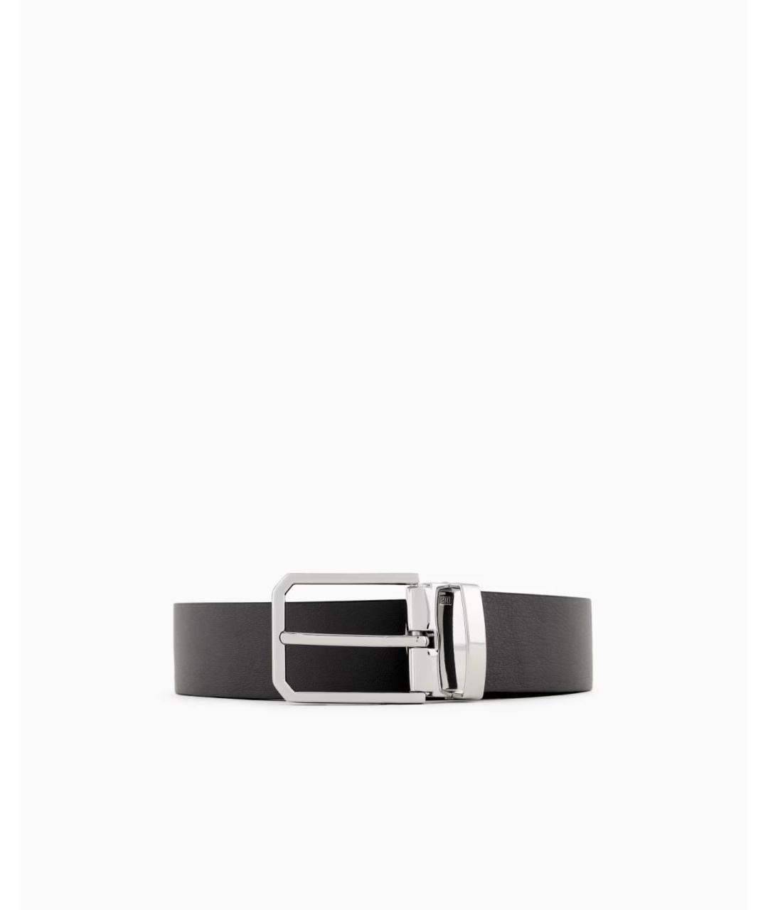 ARMANI EXCHANGE Черный кожаный ремень, фото 8